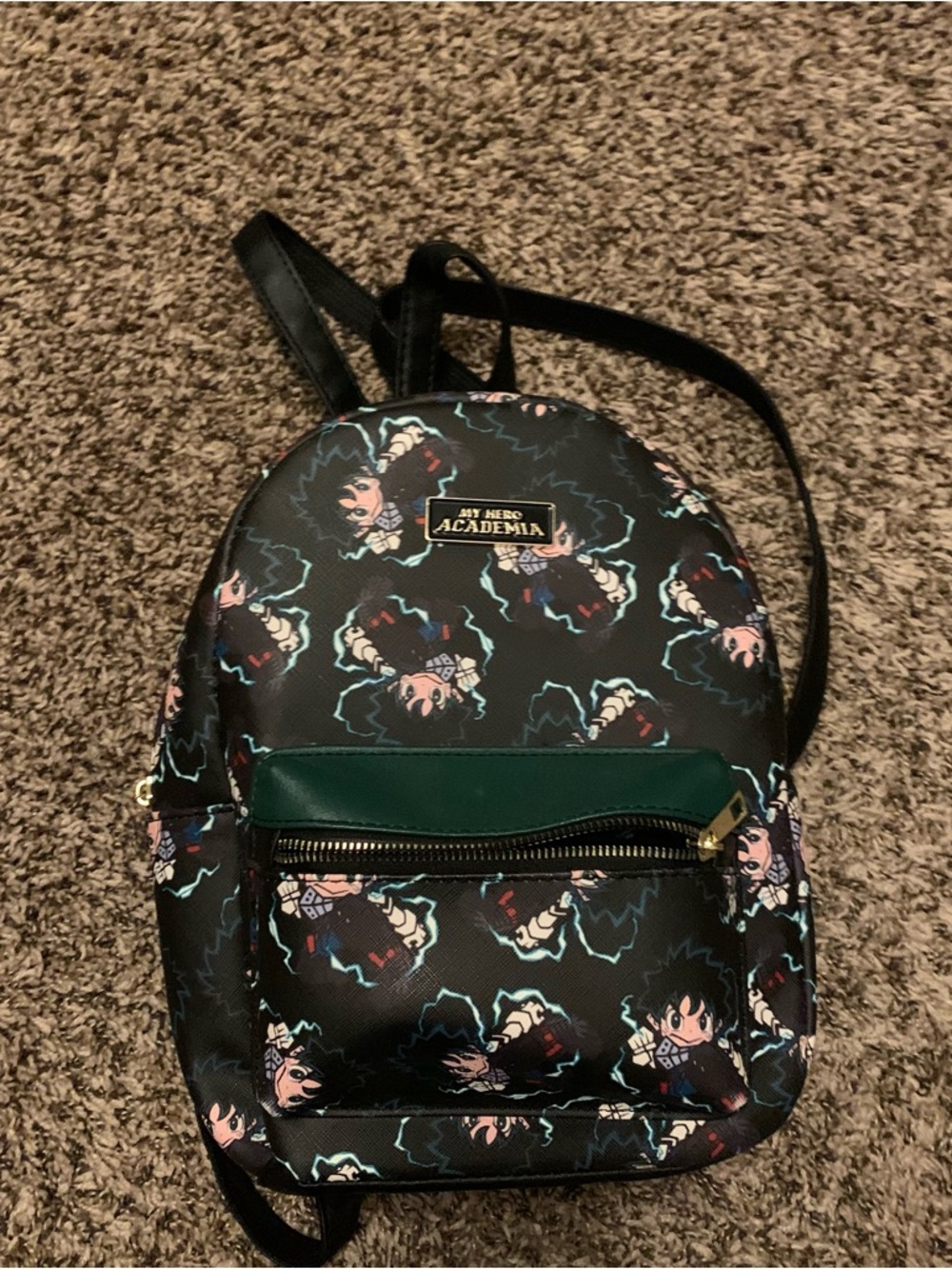 Black Character Mini Backpack